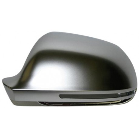 Calotta specchietto retrovisore alluminio guida sx