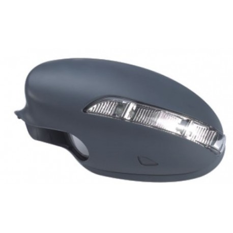 Calotta specchietto retrovisore verniciabile fanalino incluso guida sx