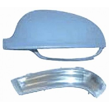 Calotta specchietto retrovisore verniciabile fanalino incluso guida sx