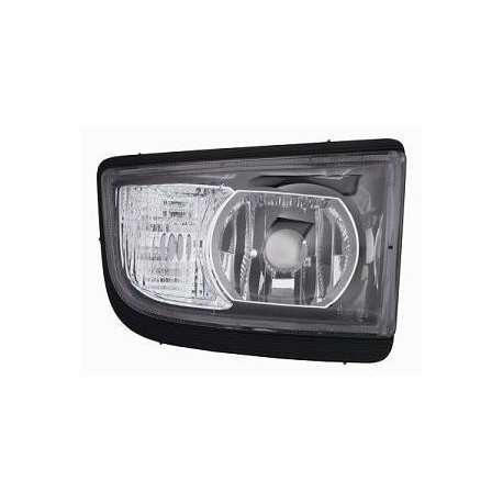 Fendinebbia rettangolare con luce diurna guida - sx