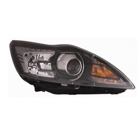 Faro proiettore D1S + H1 con motorino parabola cromata passeggero - dx