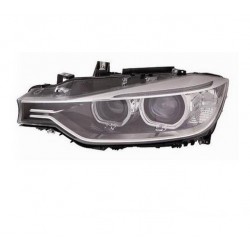 Faro proiettore D1S con motorino parabola nera guida - sx