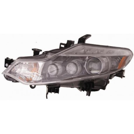 Faro proiettore D2S parabola nera guida - sx