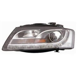 Faro proiettore D3S con motorino parabola nera versione Valeo guida - sx