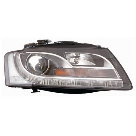 Faro proiettore D3S con motorino parabola nera versione Valeo passeggero - dx