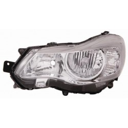 Faro proiettore H11 + HB3 parabola cromata guida - sx