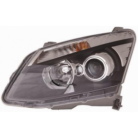 Faro proiettore H11 + HB3 parabola nera guida - sx