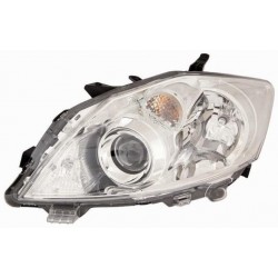 Faro proiettore H11-HB3 parabola cromata guida sx