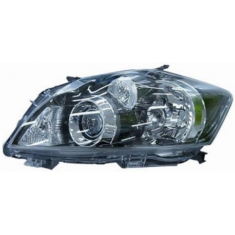 Faro proiettore H11-HB3 parabola nera guida sx