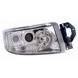 Faro proiettore H1-H3-H7 con fendi parab cromata dx