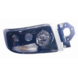 Faro proiettore H1-H3-H7 con fendi parabola nera dx