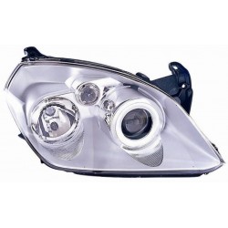 Faro proiettore H1-H7 parabola cromata dx