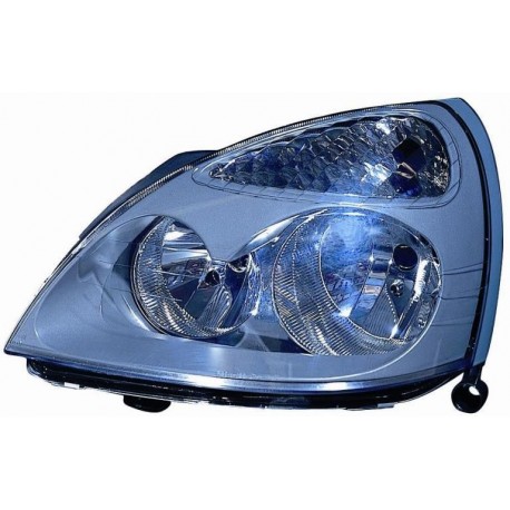 Faro proiettore H1-H7 parabola grigia guida - sx