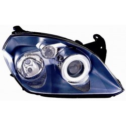 Faro proiettore H1-H7 parabola nera passeggero dx