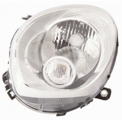 Faro proiettore H4 con motorino con freccia arancio guida - sx