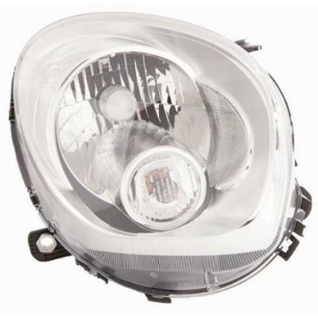 Faro proiettore H4 con motorino con freccia arancio passeggero - dx