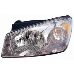 Faro proiettore H4 con motorino guida - sx