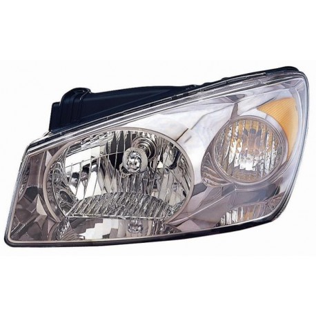 Faro proiettore H4 con motorino guida - sx