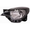 Faro proiettore H4 e reg idraulica parabola nera guida - sx