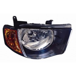 Faro proiettore H4 freccia arancio dx