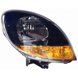 Faro proiettore H4 freccia arancio guida - sx