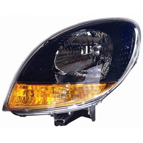 Faro proiettore H4 freccia arancio passeggero - dx