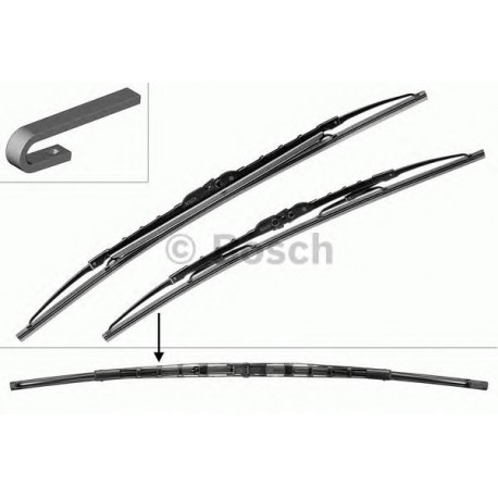 Bosch 801S Twin Kit spazzole tergicristallo 600 + 530 mm con spoiler