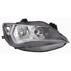 Faro proiettore H4 parabola cromata doppia parabola passeggero - dx