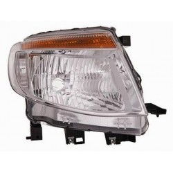 Faro proiettore H4 parabola cromata passeggero - dx