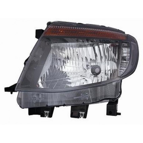 Faro proiettore H4 parabola cromata passeggero - dx