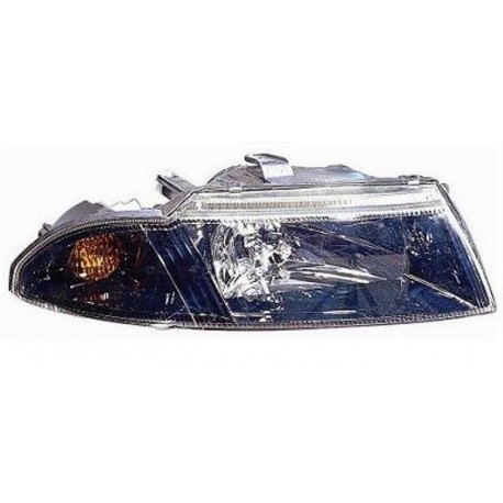 Faro proiettore H4 parabola cromata passeggero - dx