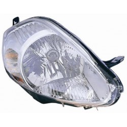 Faro proiettore H4 parabola cromata passeggero dx