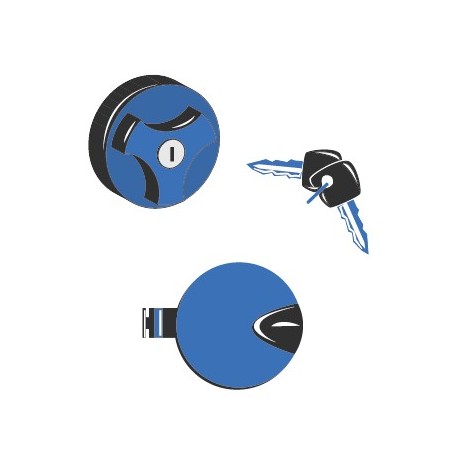 015354 Tappo carburante serbatoio a baionetta con due chiavi