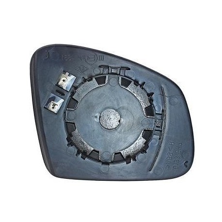 Piastra specchietto termica con vetro asferico guida - sx