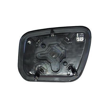 Piastra specchietto termica con vetro attacco rettangolare passeggero - dx