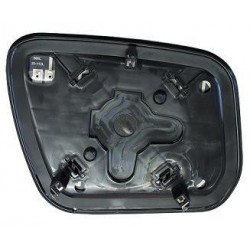 Piastra specchietto termica con vetro attacco rettangolare guida - sx