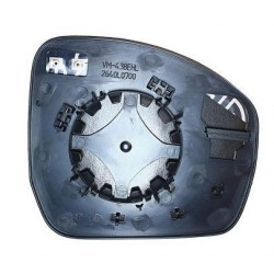 Piastra specchietto termica con vetro guida - sx