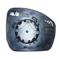 Piastra specchietto termica con vetro guida - sx