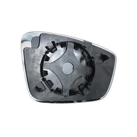 Piastra specchietto con vetro guida - sx