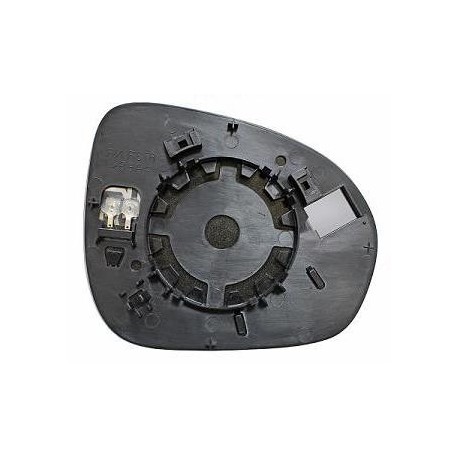 Piastra specchietto termica con vetro guida - sx
