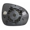 Piastra specchietto termica con vetro guida - sx