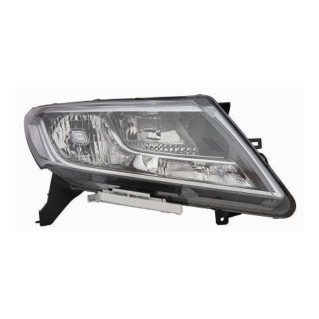 Proiettore Faro H11-HB3 parabola nera passeggero - dx
