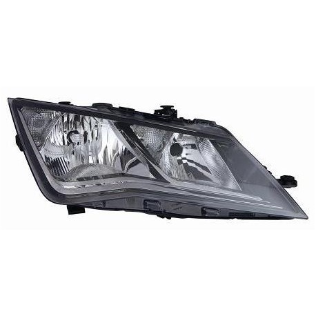 Proiettore Faro H7-H7 con motorino parabola nera passeggero - dx