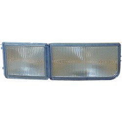 Lente anteriore bianca lunga guida - sx