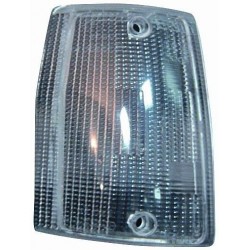 Lente anteriore bianca guida - sx