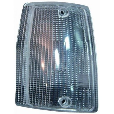 Lente anteriore bianca guida - sx