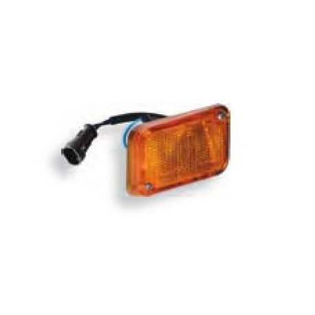 Trasparente laterale arancio guida - sx