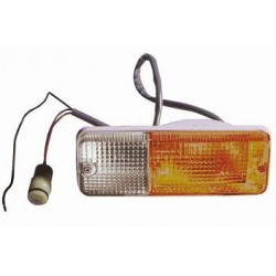 Fanale anteriore bianco - arancio guida - sx