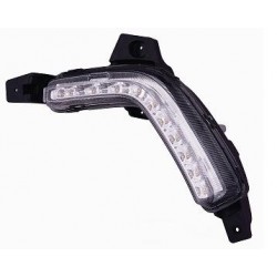 Fanale anteriore con luce diurna a led guida - sx