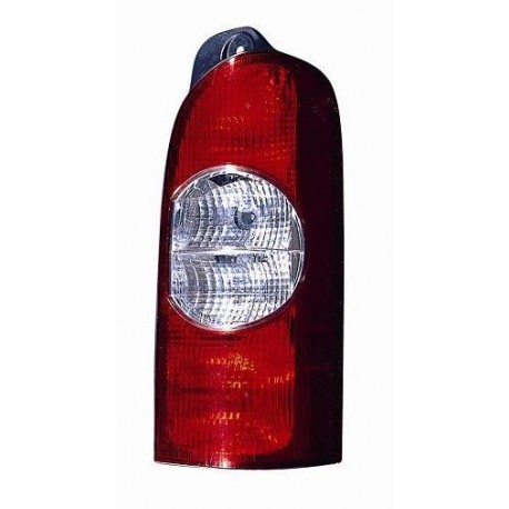 Gruppo ottico posteriore bianco rosso dal 2005 con portalampade 2 fori lato sx